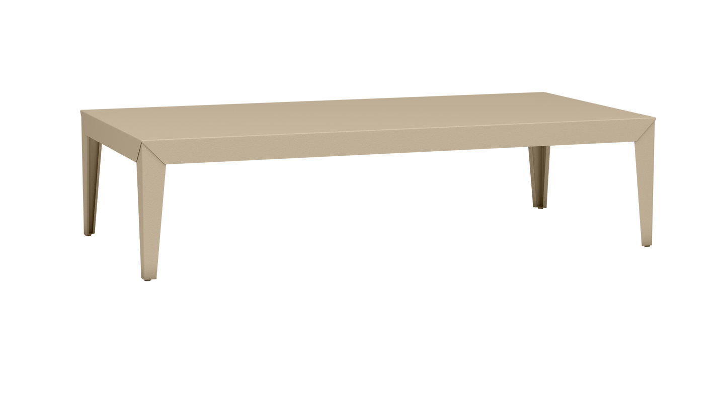 Table basse rectangulaire en aluminium 180cm Zef - MATIERE GRISE - La Maison MilanaiseFuselésCrème 190