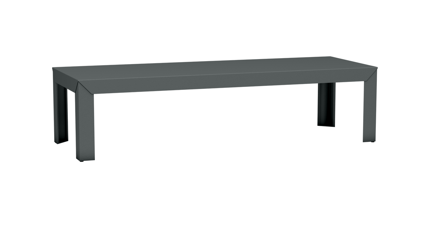 Table basse rectangulaire en aluminium 180cm Zef - MATIERE GRISE - La Maison MilanaiseDroitsOrage 221