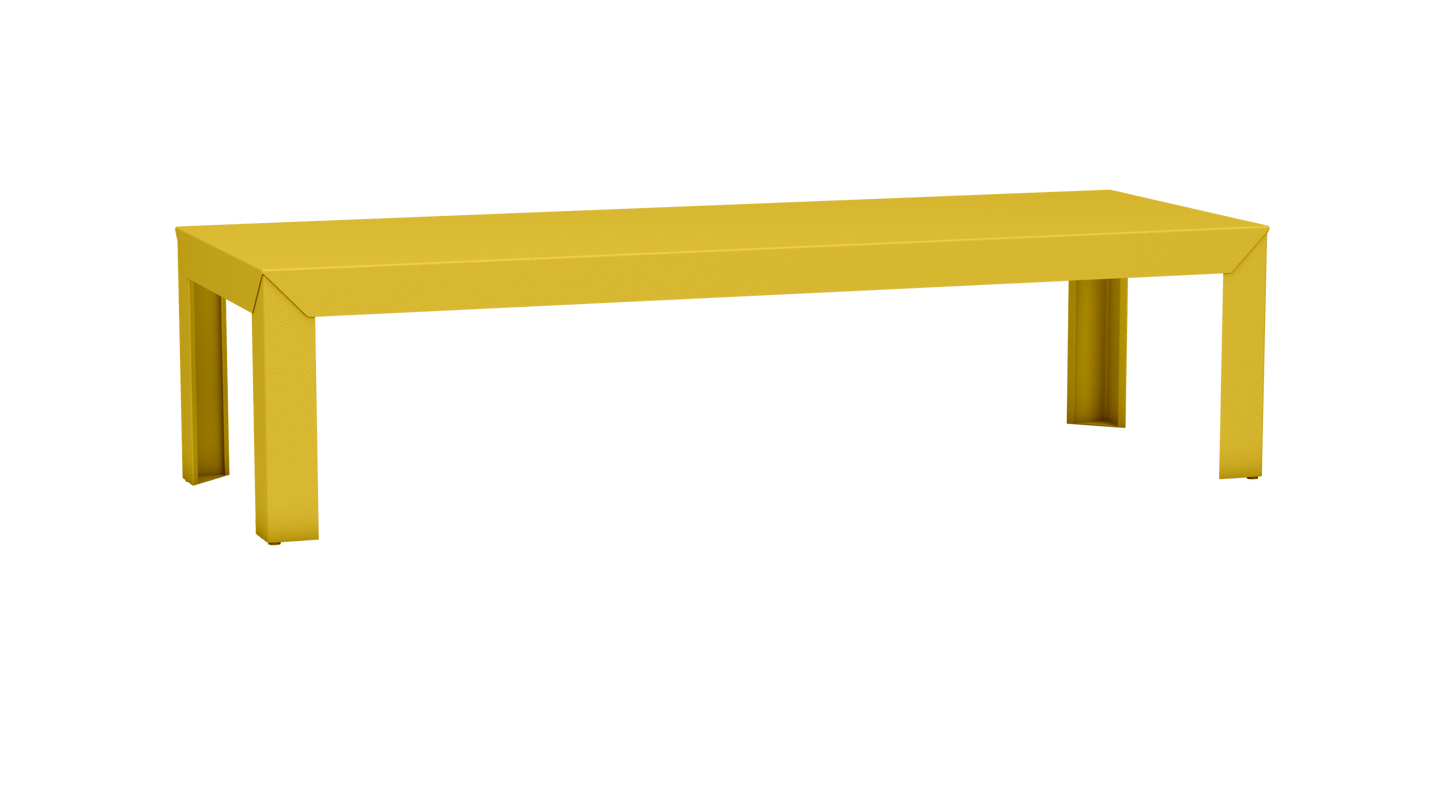 Table basse rectangulaire en aluminium 180cm Zef - MATIERE GRISE - La Maison MilanaiseDroitsPoussin 014