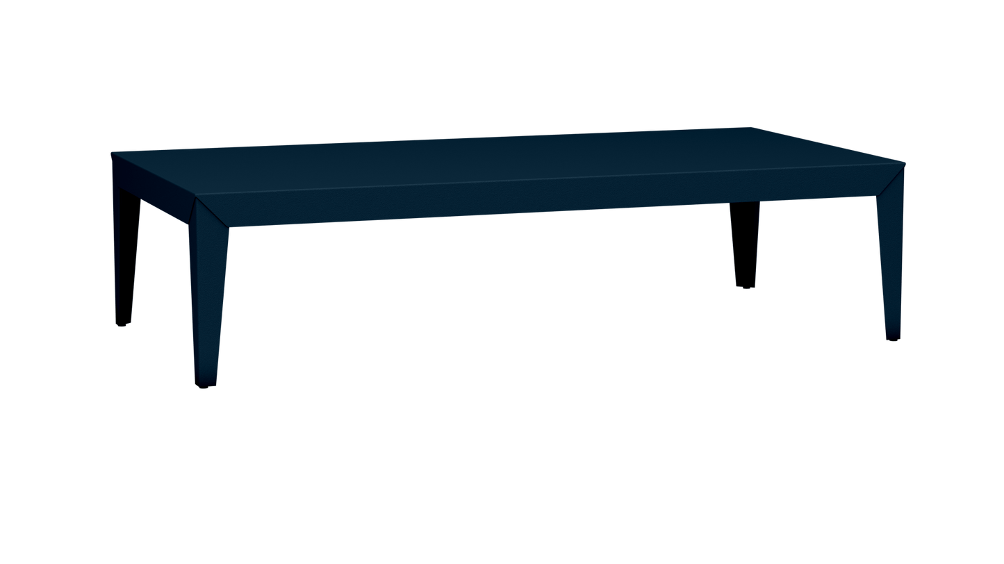 Table basse rectangulaire en aluminium 180cm Zef - MATIERE GRISE - La Maison MilanaiseFuselésDenim 007
