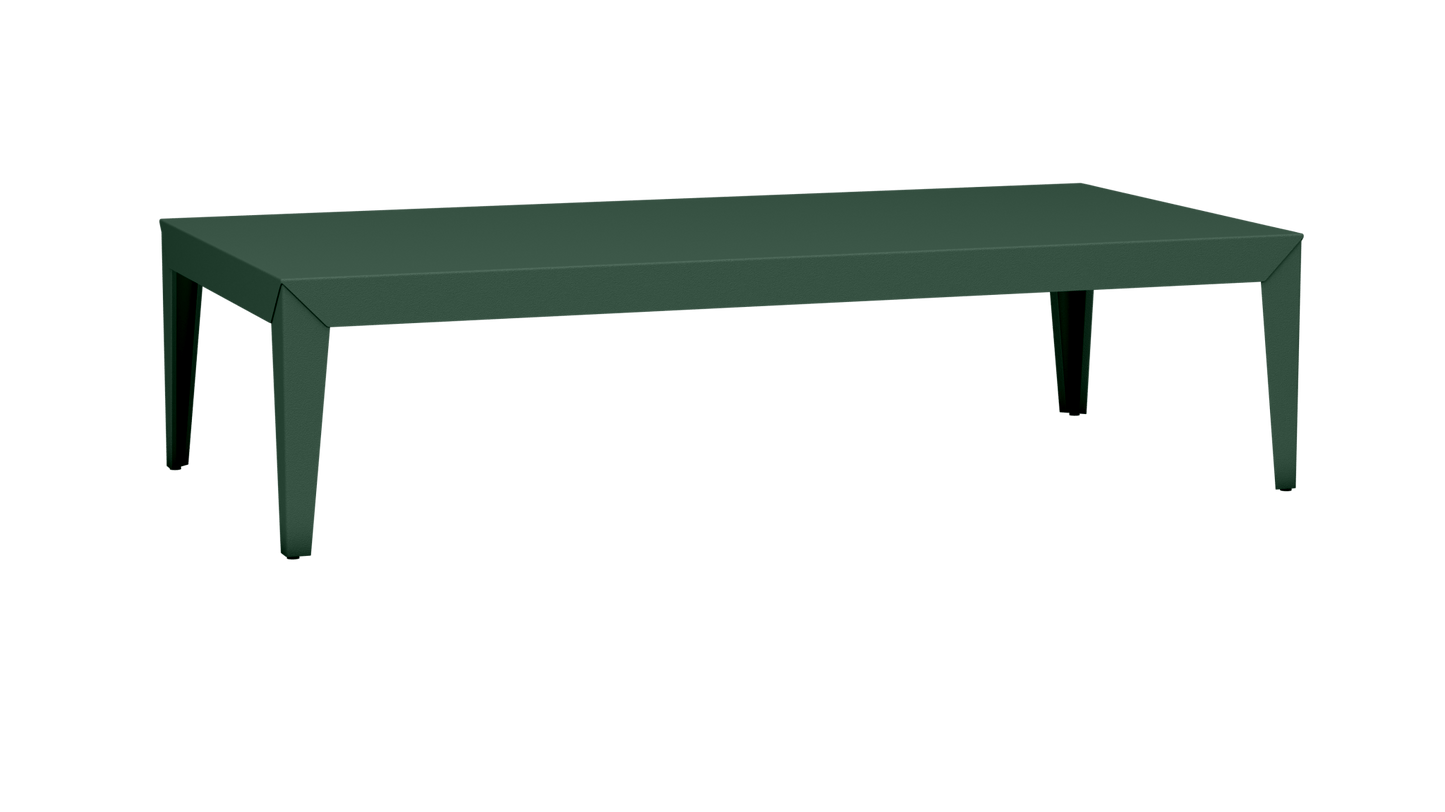 Table basse rectangulaire en aluminium 180cm Zef - MATIERE GRISE - La Maison MilanaiseFuselésOlive 121