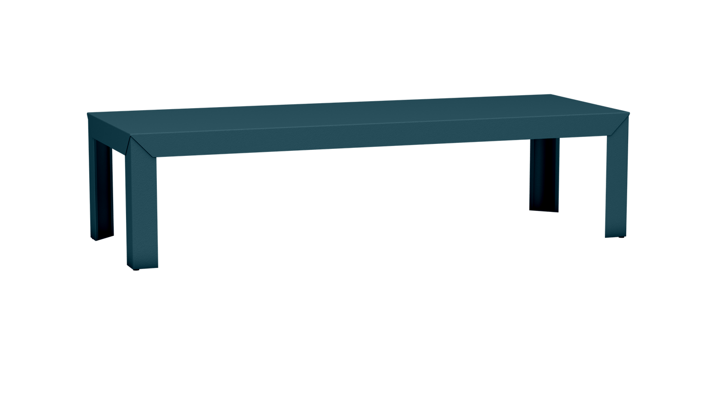 Table basse rectangulaire en aluminium 180cm Zef - MATIERE GRISE - La Maison MilanaiseDroitsHoule 116