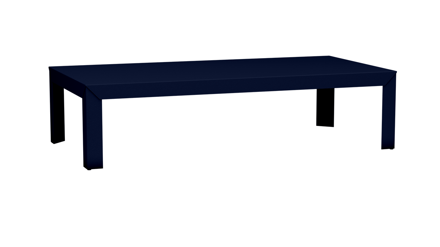 Table basse rectangulaire en aluminium 180cm Zef - MATIERE GRISE - La Maison MilanaiseDroitsNuit 114