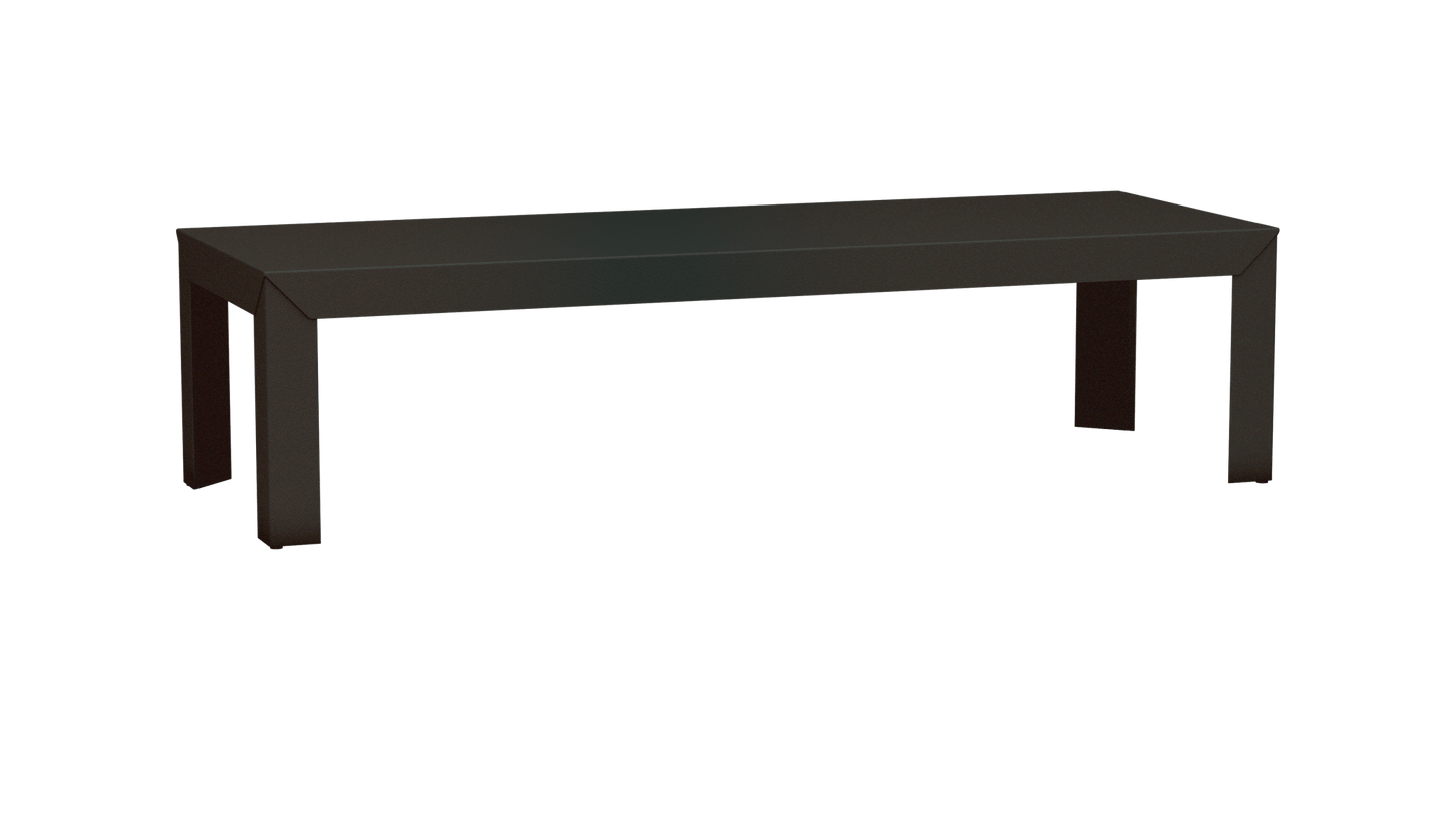 Table basse rectangulaire en aluminium 180cm Zef - MATIERE GRISE - La Maison MilanaiseDroitsWinners 223