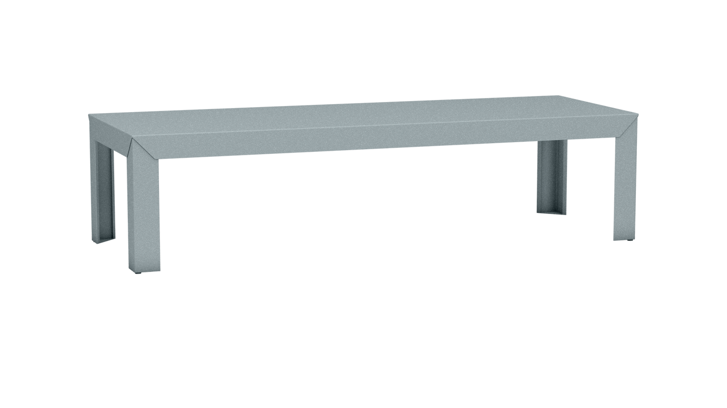 Table basse rectangulaire en aluminium 180cm Zef - MATIERE GRISE - La Maison MilanaiseDroitsNuage 002
