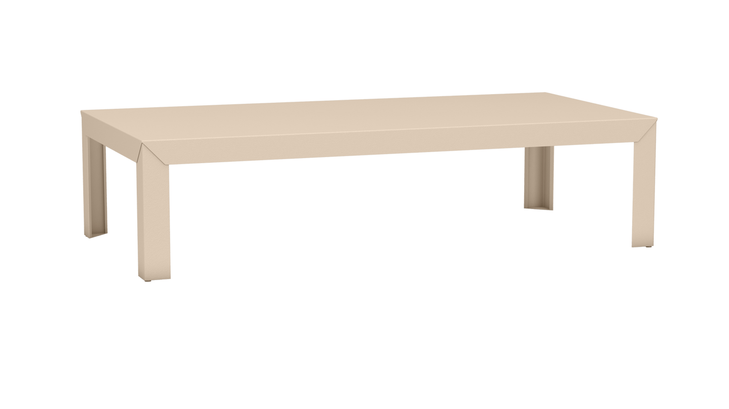 Table basse rectangulaire en aluminium 180cm Zef - MATIERE GRISE - La Maison MilanaiseDroitsEggshell 161