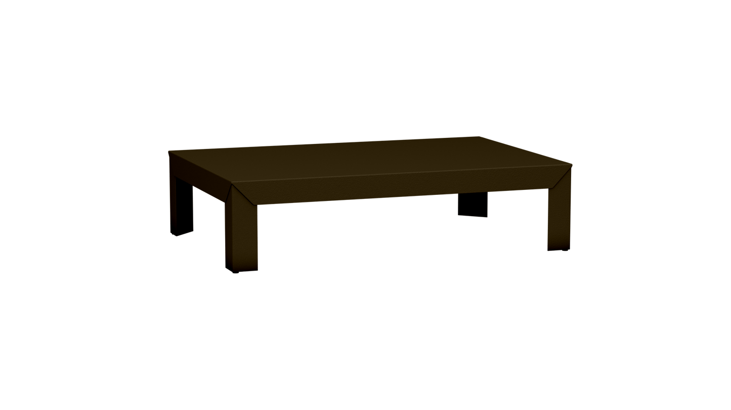 Table basse rectangulaire en métal 120cm Zef - MATIERE GRISE - La Maison MilanaiseBronze 181Intérieur