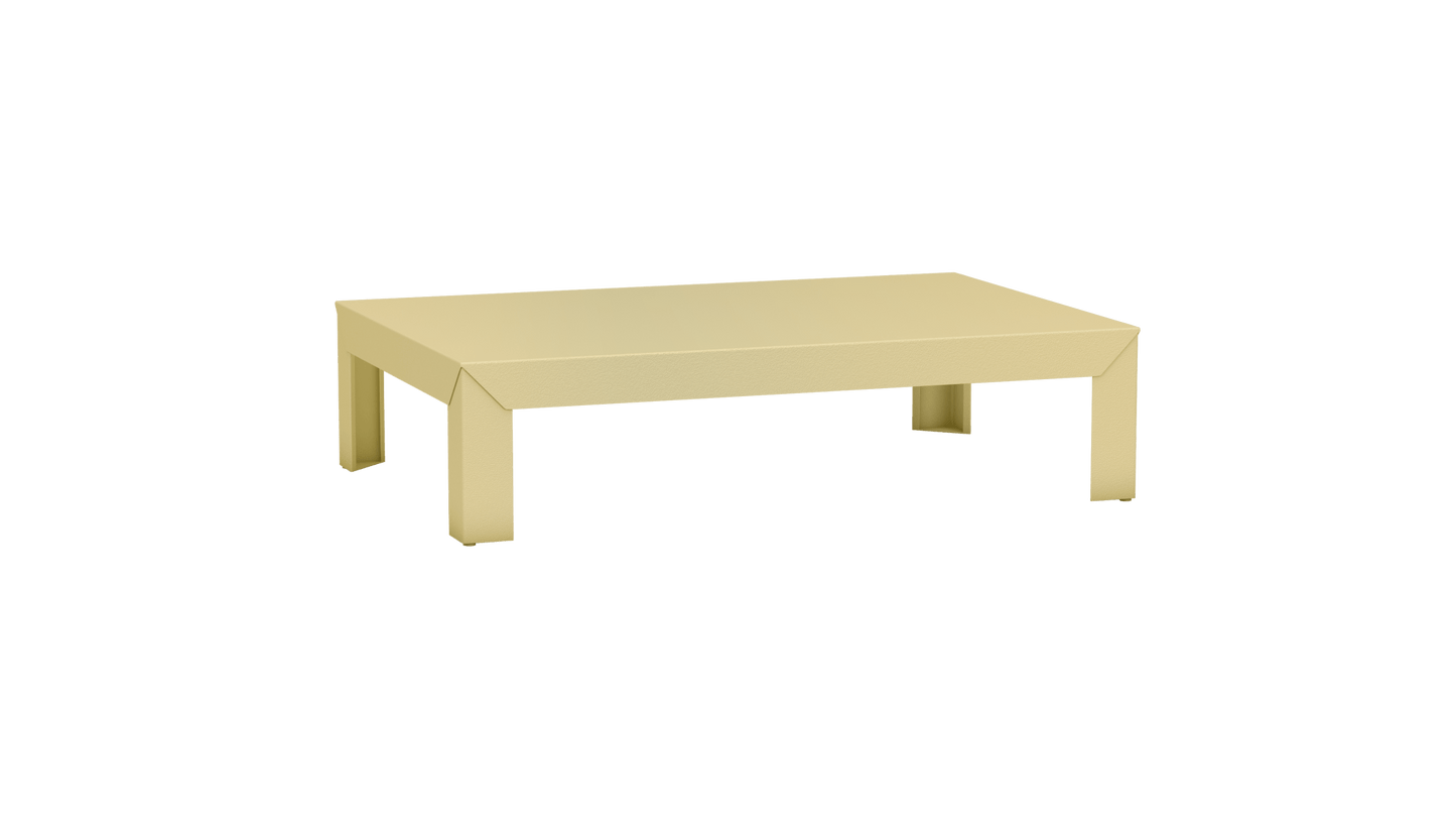 Table basse rectangulaire en métal 120cm Zef - MATIERE GRISE - La Maison MilanaiseChampagne 231Intérieur