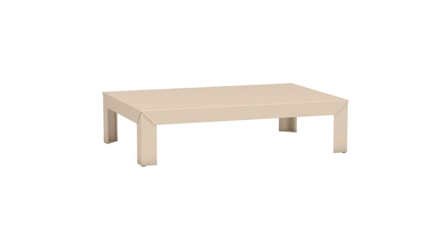 Table basse rectangulaire en métal 120cm Zef - MATIERE GRISE - La Maison MilanaiseEggshell 161Intérieur