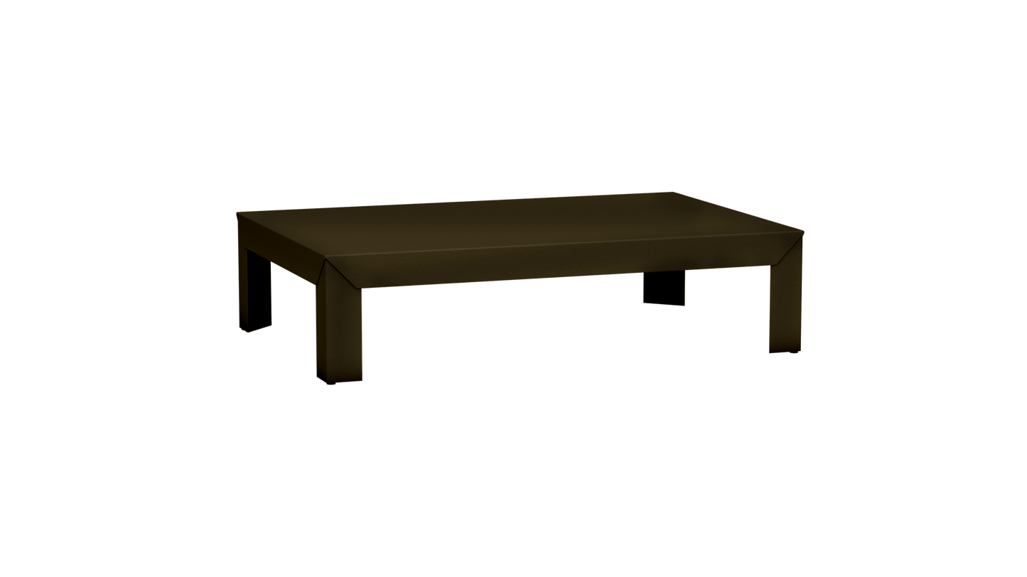 Table basse rectangulaire en métal 120cm Zef - MATIERE GRISE - La Maison MilanaiseBrut Vernis fumé 241Intérieur