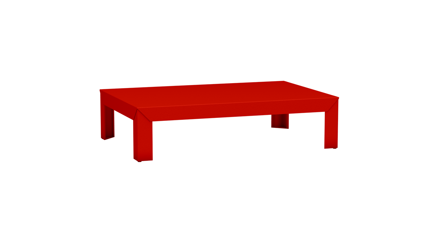 Table basse rectangulaire en métal 120cm Zef - MATIERE GRISE - La Maison MilanaiseCorail 032Intérieur