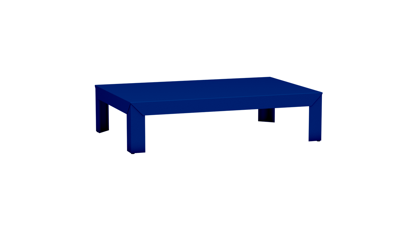 Table basse rectangulaire en métal 120cm Zef - MATIERE GRISE - La Maison MilanaiseBleu pur 112Intérieur