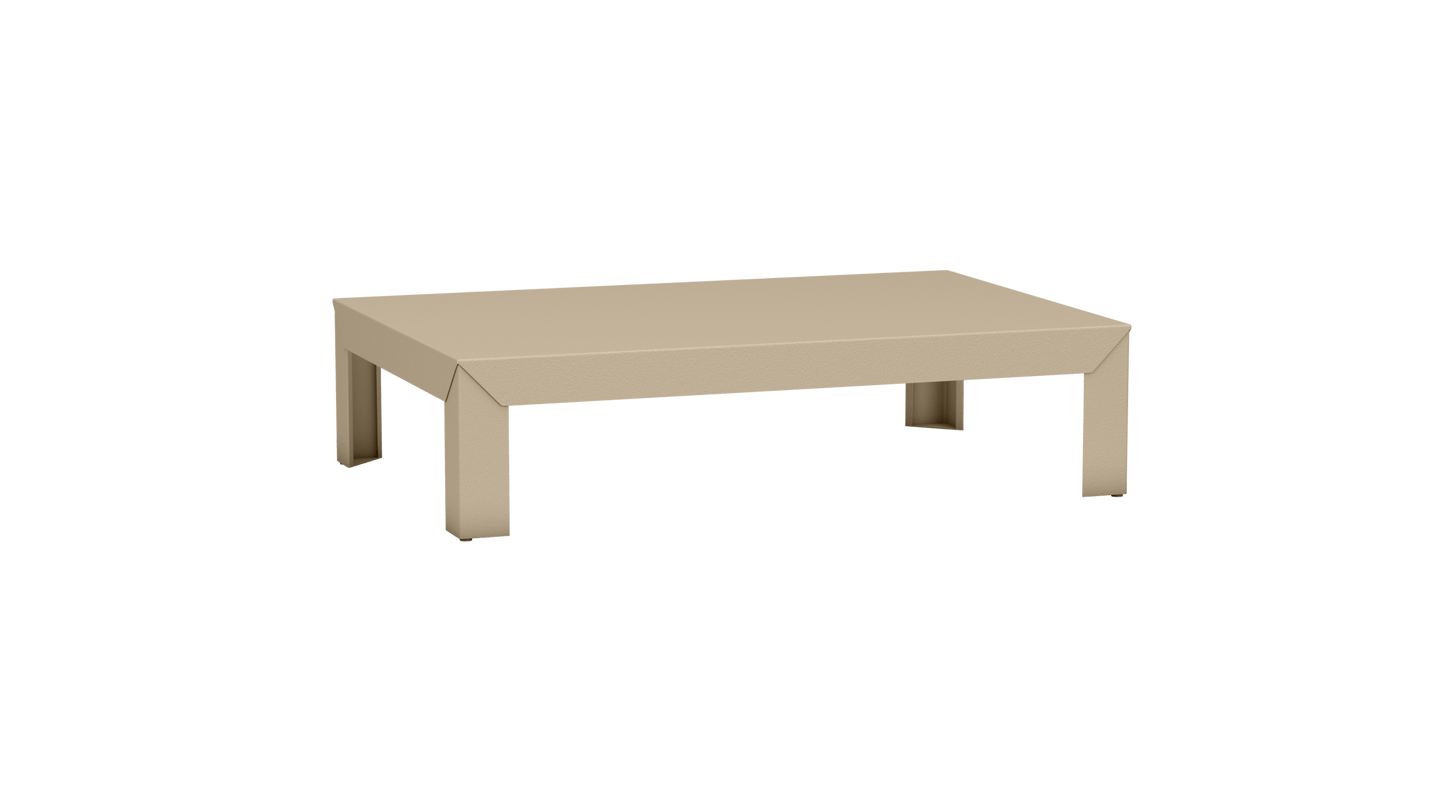 Table basse rectangulaire en métal 120cm Zef - MATIERE GRISE - La Maison MilanaiseCrème 190Intérieur