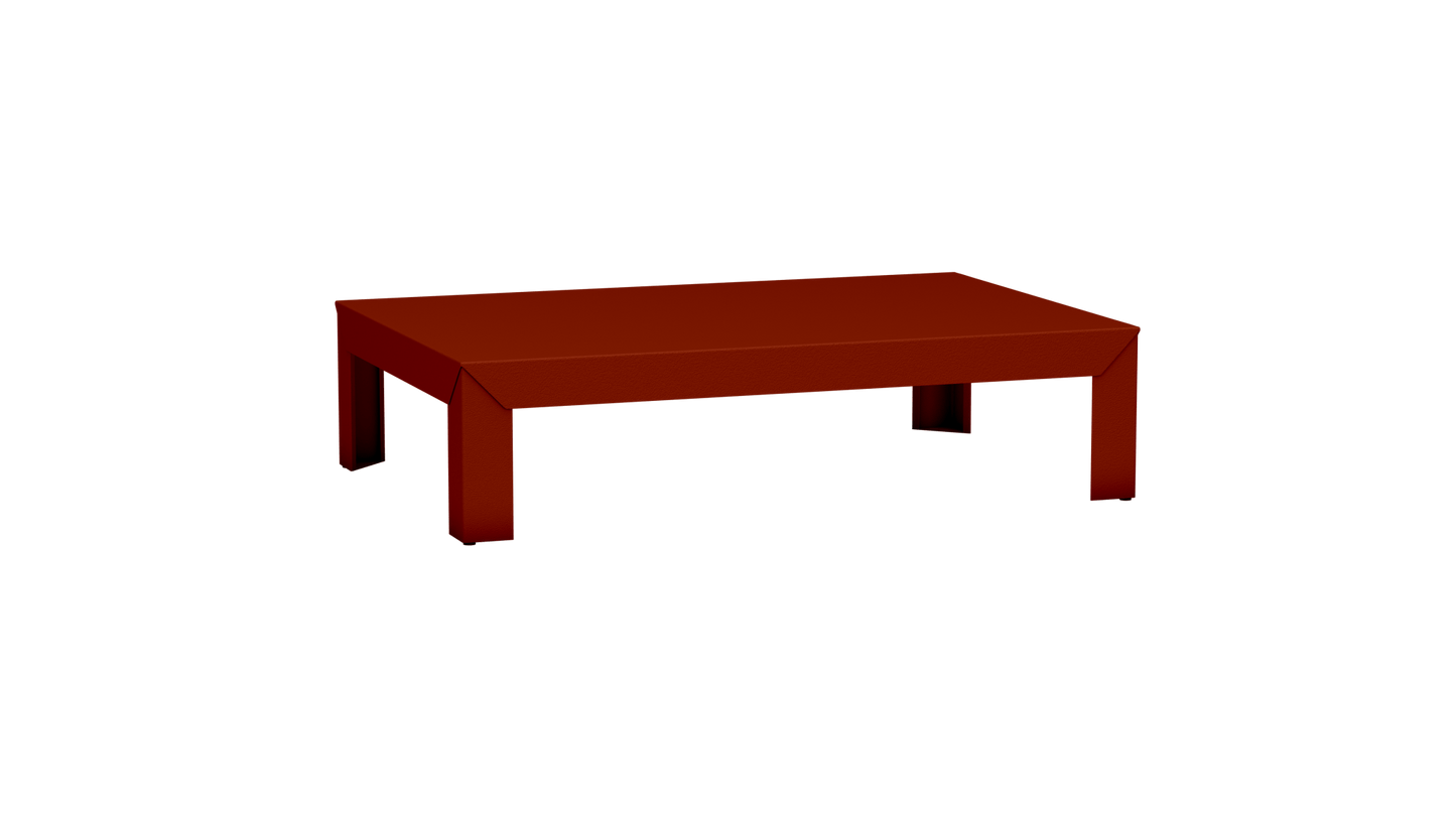 Table basse rectangulaire en métal 120cm Zef - MATIERE GRISE - La Maison MilanaiseTerracotta 142Intérieur