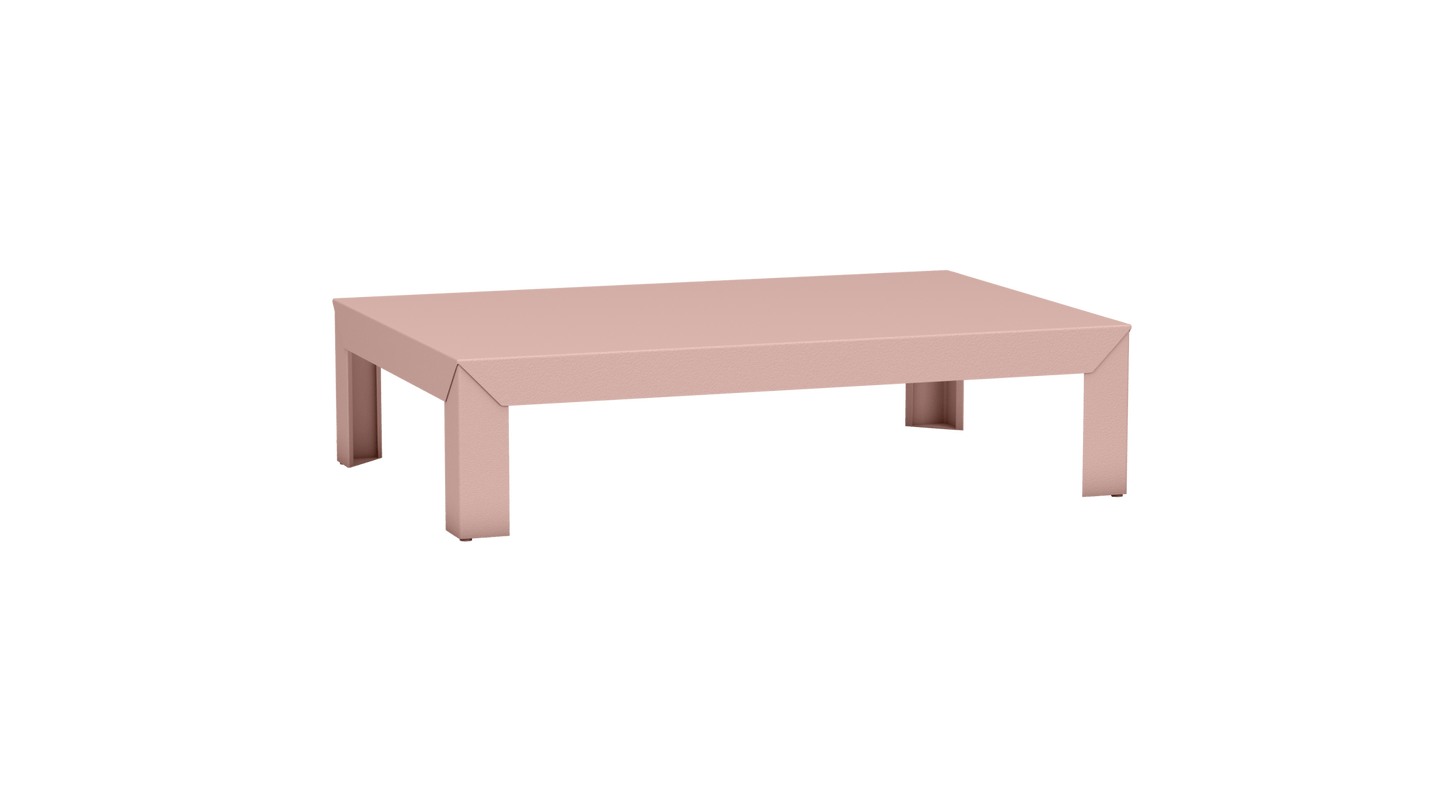 Table basse rectangulaire en métal 120cm Zef - MATIERE GRISE - La Maison MilanaiseBaby pink 162Intérieur