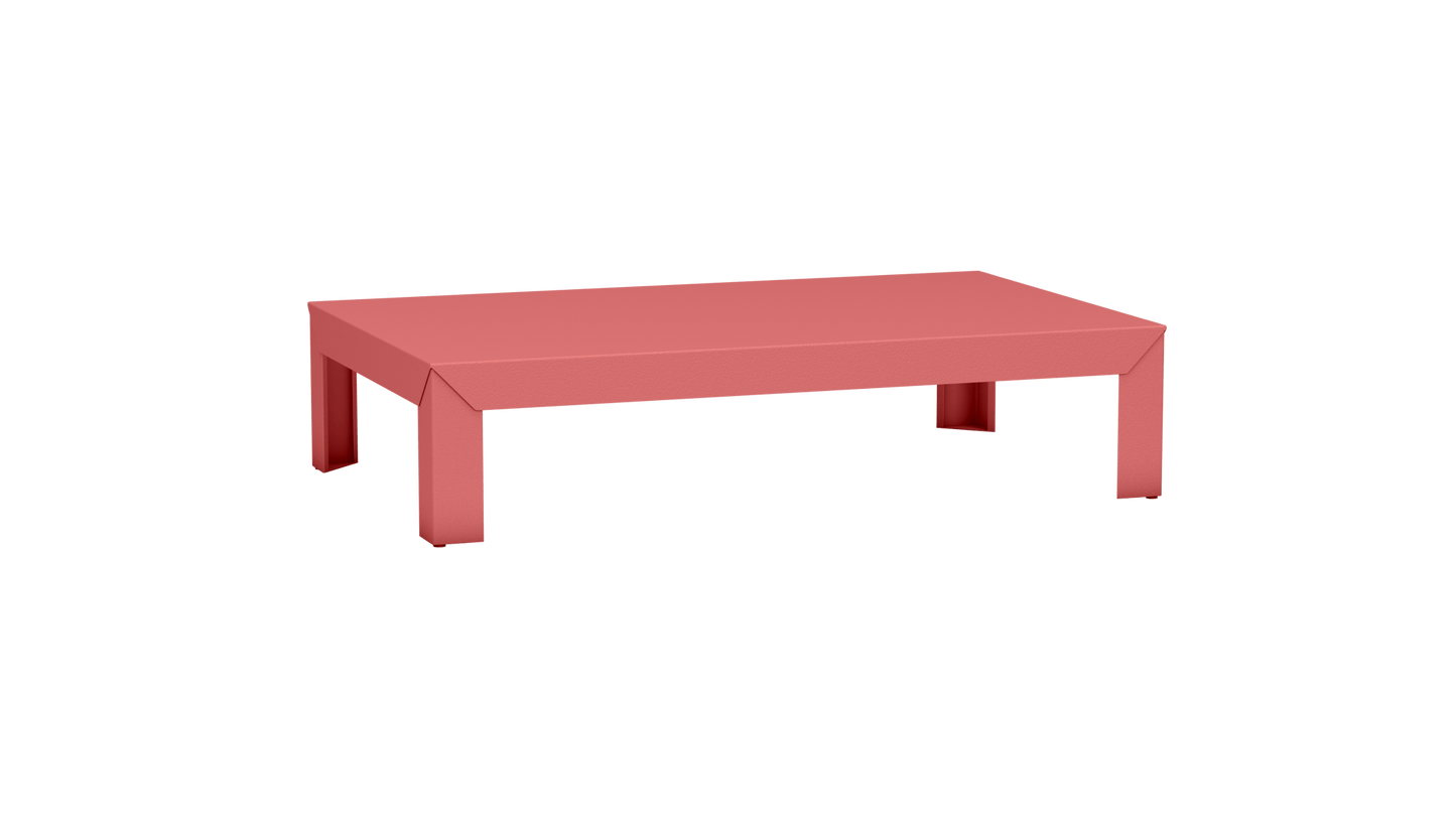 Table basse rectangulaire en métal 130cm Zef - MATIERE GRISE - La Maison MilanaisePink Lady 163Intérieur