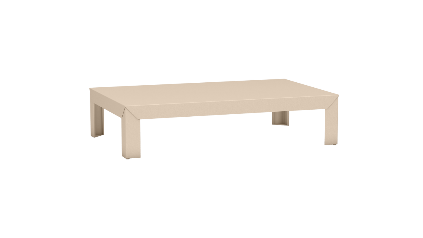 Table basse rectangulaire en métal 130cm Zef - MATIERE GRISE - La Maison MilanaiseEggshell 161Intérieur