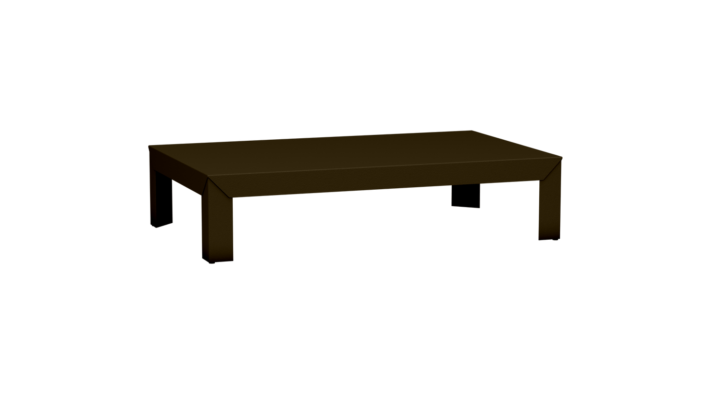 Table basse rectangulaire en métal 130cm Zef - MATIERE GRISE - La Maison MilanaiseBronze 181Intérieur