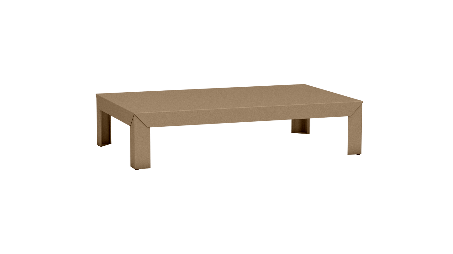 Table basse rectangulaire en métal 130cm Zef - MATIERE GRISE - La Maison MilanaiseSable 018Intérieur