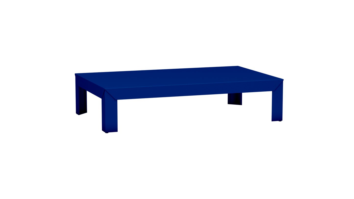 Table basse rectangulaire en métal 130cm Zef - MATIERE GRISE - La Maison MilanaiseBleu pur 112Intérieur