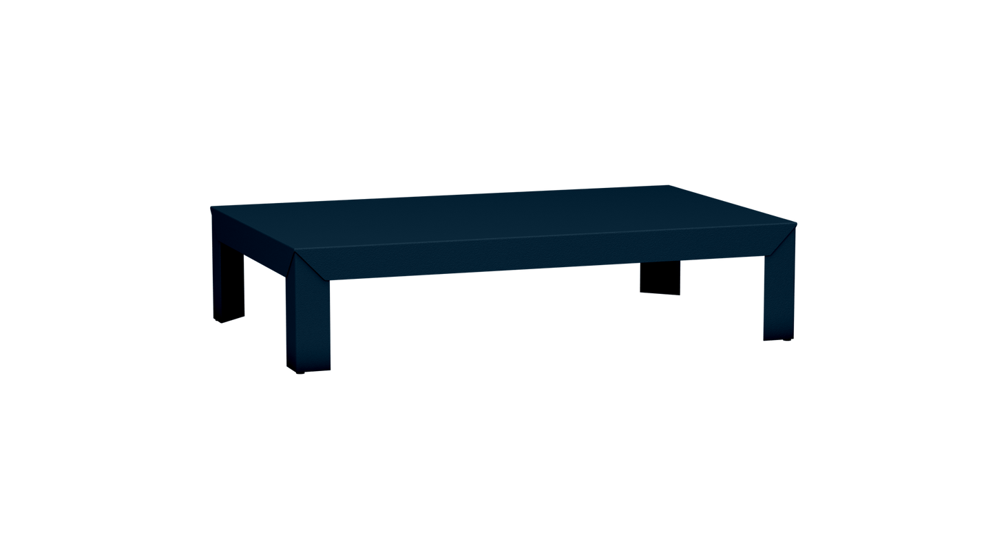Table basse rectangulaire en métal 130cm Zef - MATIERE GRISE - La Maison MilanaiseDenim 007Intérieur