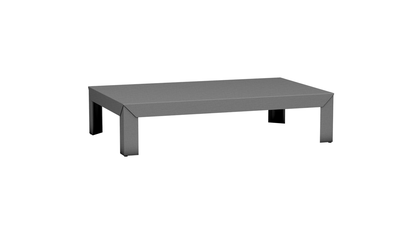 Table basse rectangulaire en métal 130cm Zef - MATIERE GRISE - La Maison MilanaiseBrut Vernis Brillant 020Intérieur