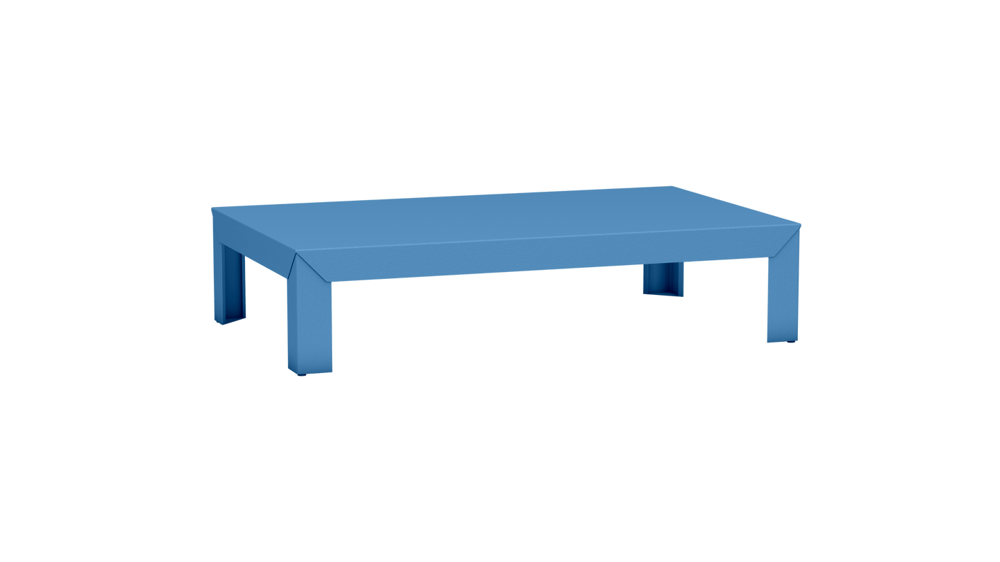 Table basse rectangulaire en métal 130cm Zef - MATIERE GRISE - La Maison MilanaiseAzur 111Intérieur
