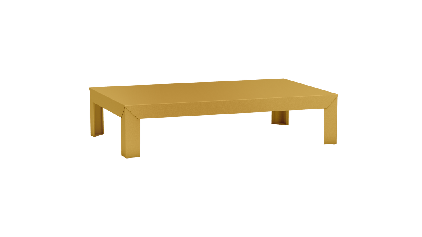 Table basse rectangulaire en métal 130cm Zef - MATIERE GRISE - La Maison MilanaiseLaiton 230Intérieur