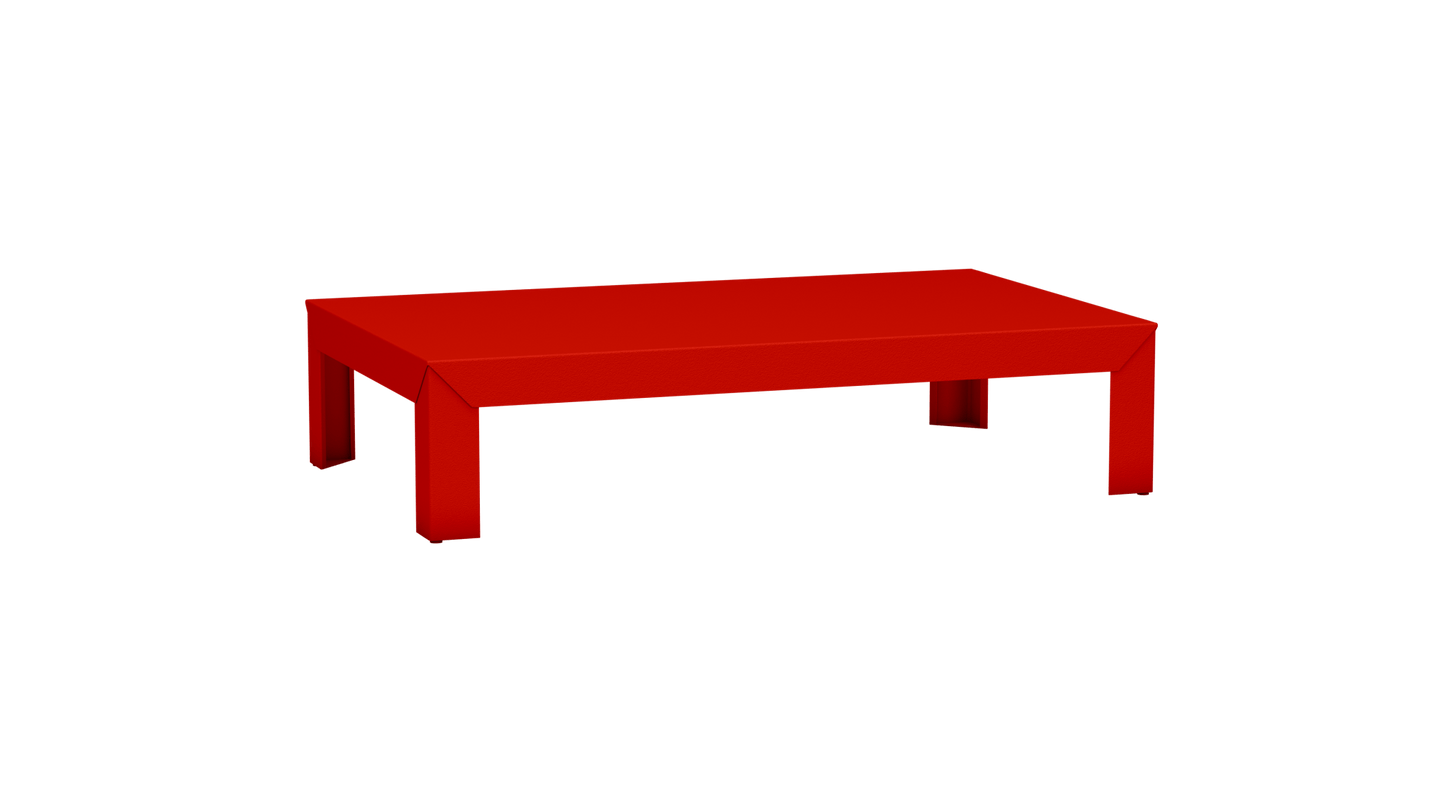 Table basse rectangulaire en métal 130cm Zef - MATIERE GRISE - La Maison MilanaiseCorail 032Intérieur