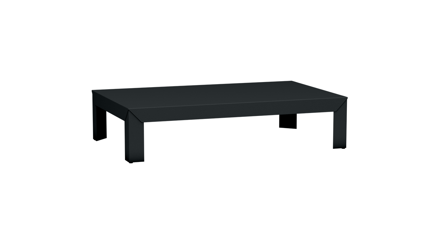 Table basse rectangulaire en métal 130cm Zef - MATIERE GRISE - La Maison MilanaiseAnthracite 222Intérieur