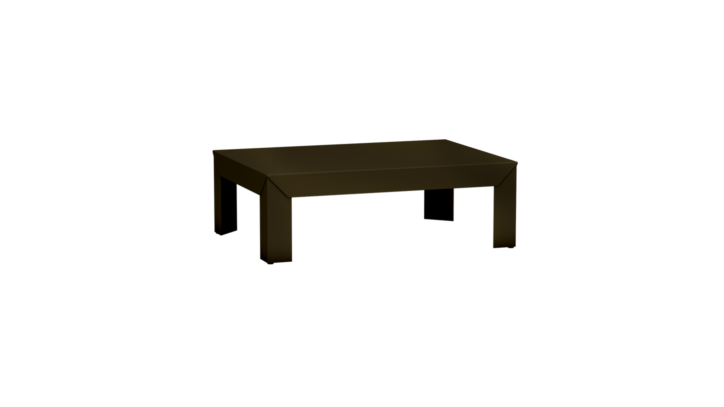 Table basse rectangulaire en métal 90cm Zef - MATIERE GRISE - La Maison MilanaiseOrange givré 144Intérieur
