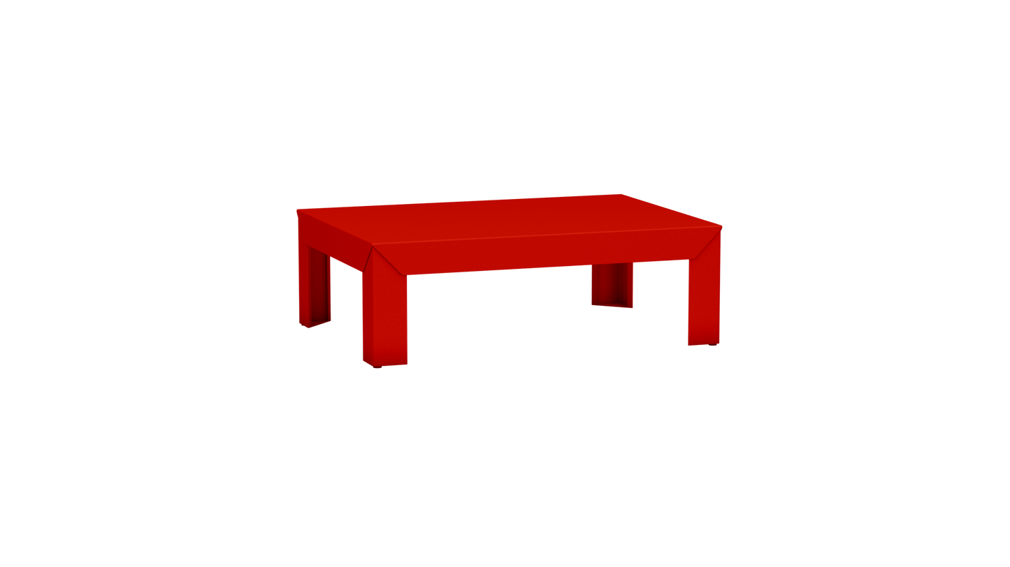 Table basse rectangulaire en métal 90cm Zef - MATIERE GRISE - La Maison MilanaiseCorail 032Intérieur