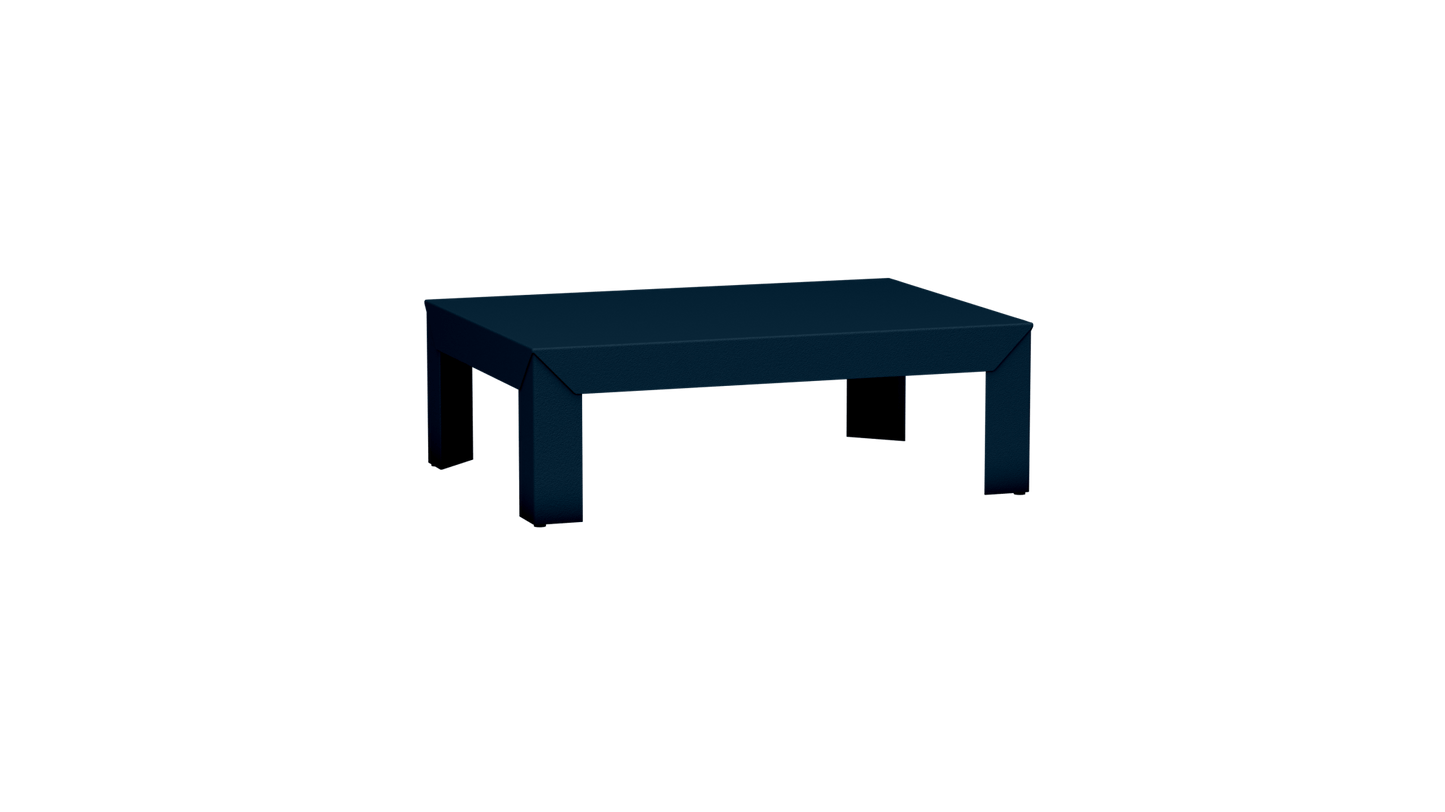 Table basse rectangulaire en métal 90cm Zef - MATIERE GRISE - La Maison MilanaiseDenim 007Intérieur