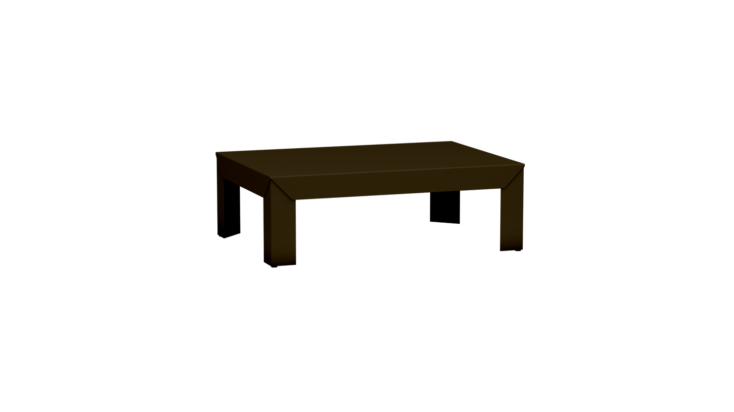 Table basse rectangulaire en métal 90cm Zef - MATIERE GRISE - La Maison MilanaiseOrange givré 144Intérieur