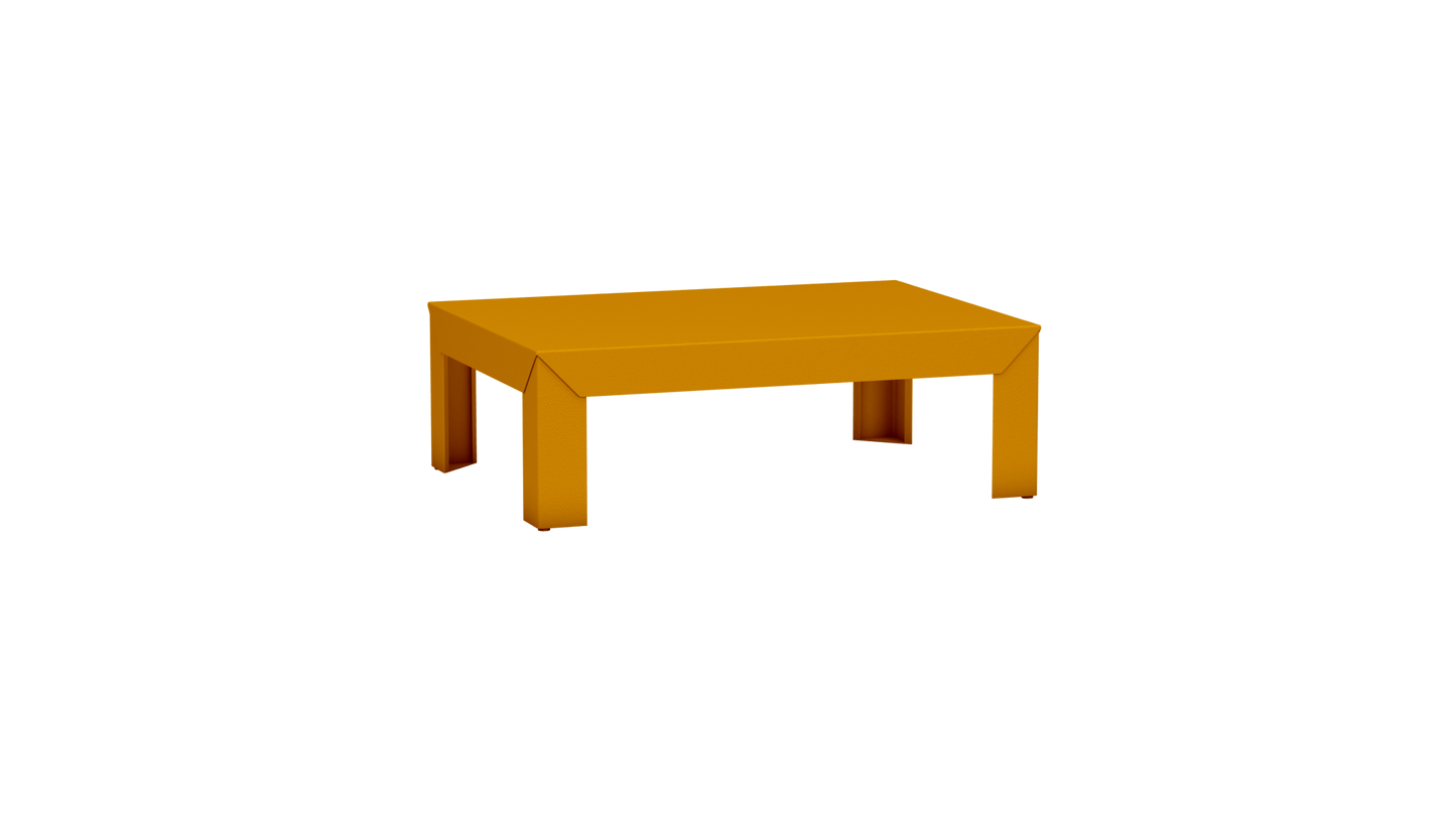 Table basse rectangulaire en métal 90cm Zef - MATIERE GRISE - La Maison MilanaiseSafran 131Intérieur