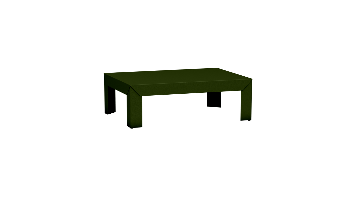 Table basse rectangulaire en métal 90cm Zef - MATIERE GRISE - La Maison MilanaiseKaki 122Intérieur