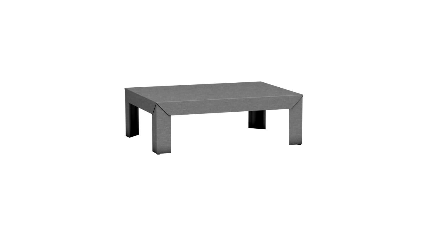 Table basse rectangulaire en métal 90cm Zef - MATIERE GRISE - La Maison MilanaiseBrut Vernis Brillant 020Intérieur