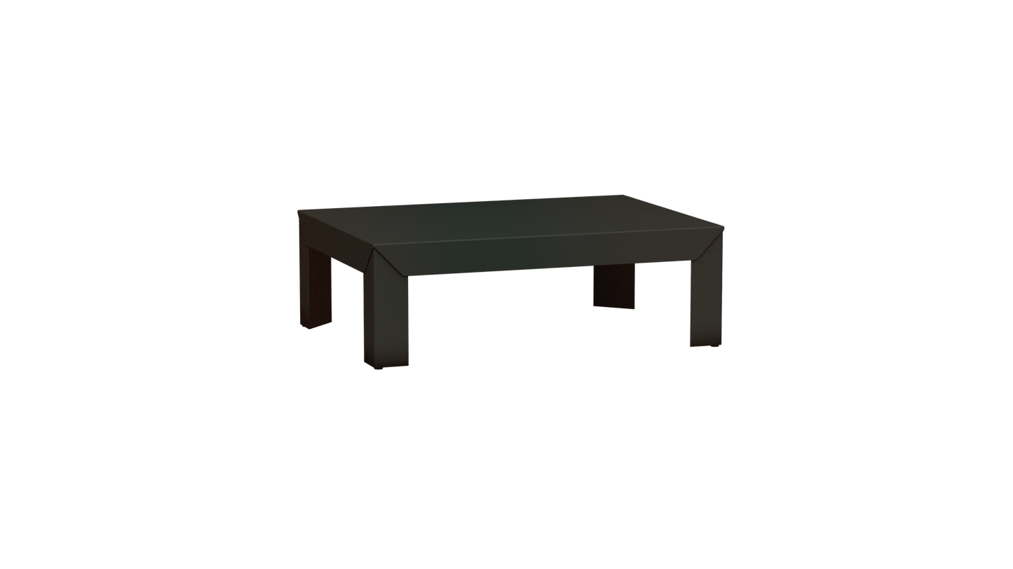 Table basse rectangulaire en métal 90cm Zef - MATIERE GRISE - La Maison MilanaiseOrange givré 144Intérieur