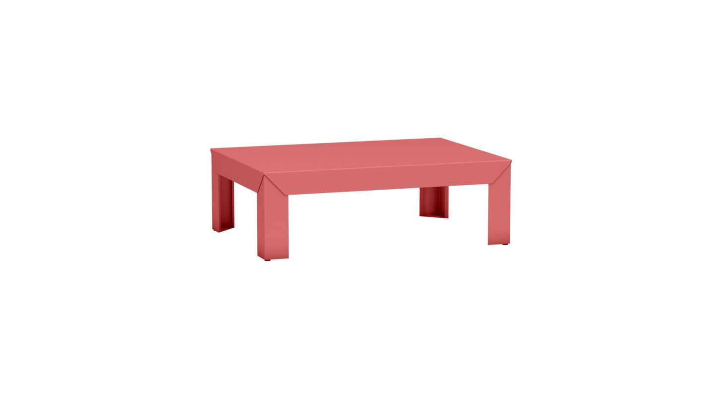 Table basse rectangulaire en métal 90cm Zef - MATIERE GRISE - La Maison MilanaiseOrange givré 144Intérieur