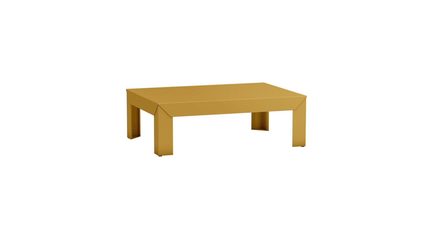Table basse rectangulaire en métal 90cm Zef - MATIERE GRISE - La Maison MilanaiseOrange givré 144Intérieur