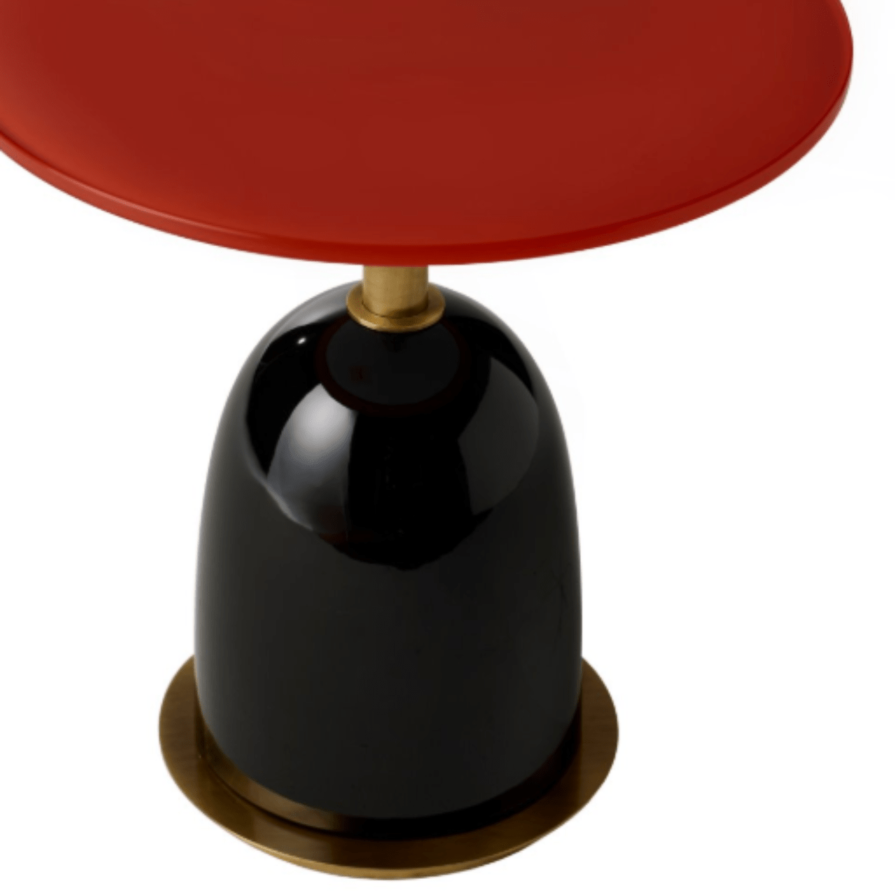 Table basse ronde en verre et céramique Pins - MARIONI - La Maison Milanaise02925