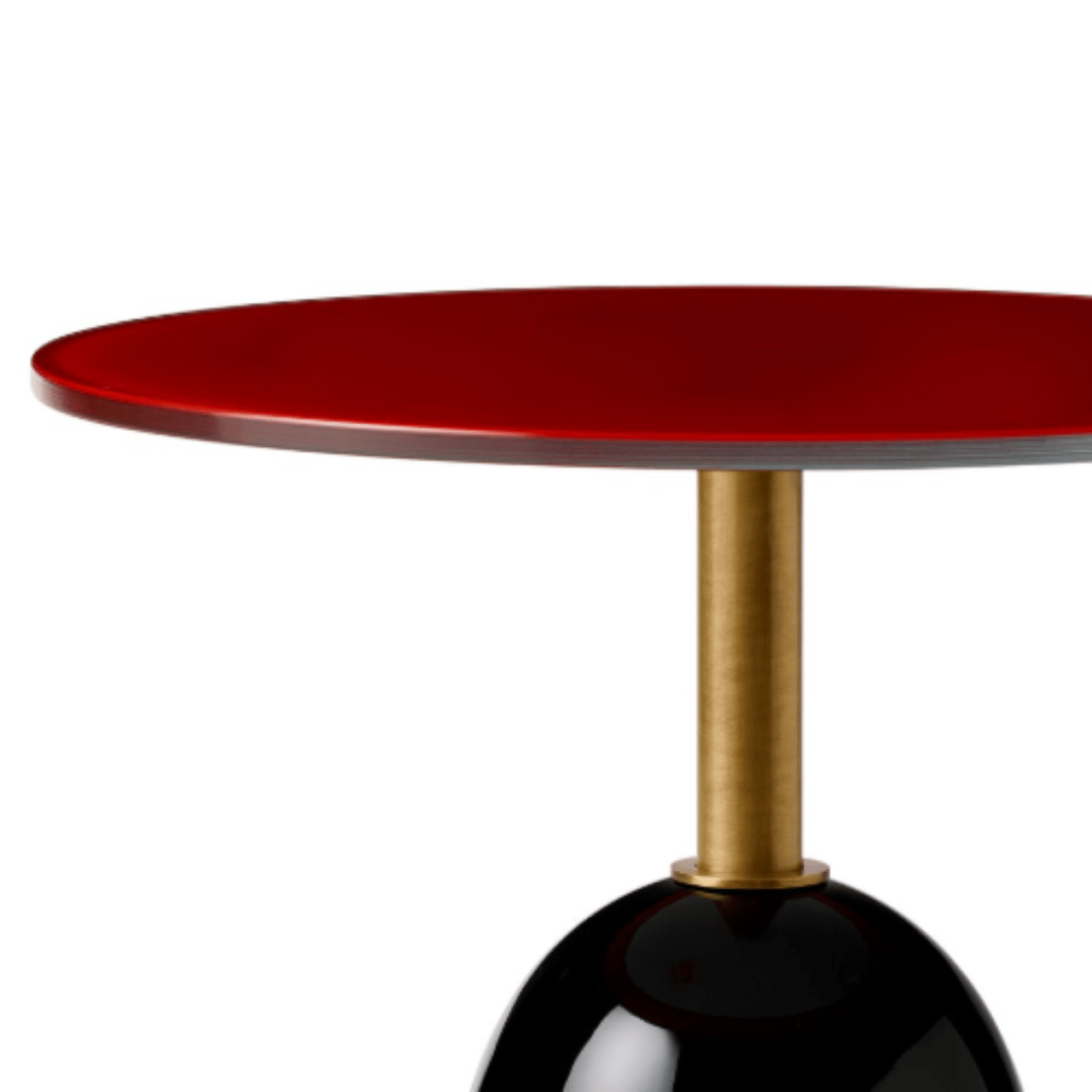 Table basse ronde en verre et céramique Pins - MARIONI - La Maison Milanaise02925