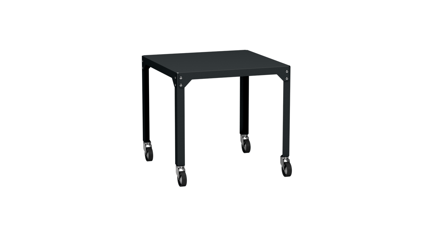 Table carrée en acier galvanisé 79cm Hegoa - MATIERE GRISE - La Maison MilanaiseTABLECARRE79HEGOAAnthracite 222Avec roulettes