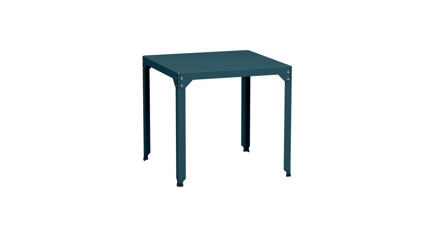 Table carrée en acier galvanisé 79cm Hegoa - MATIERE GRISE - La Maison MilanaiseTABLECARRE79HEGOAHoule 116Sans roulettes