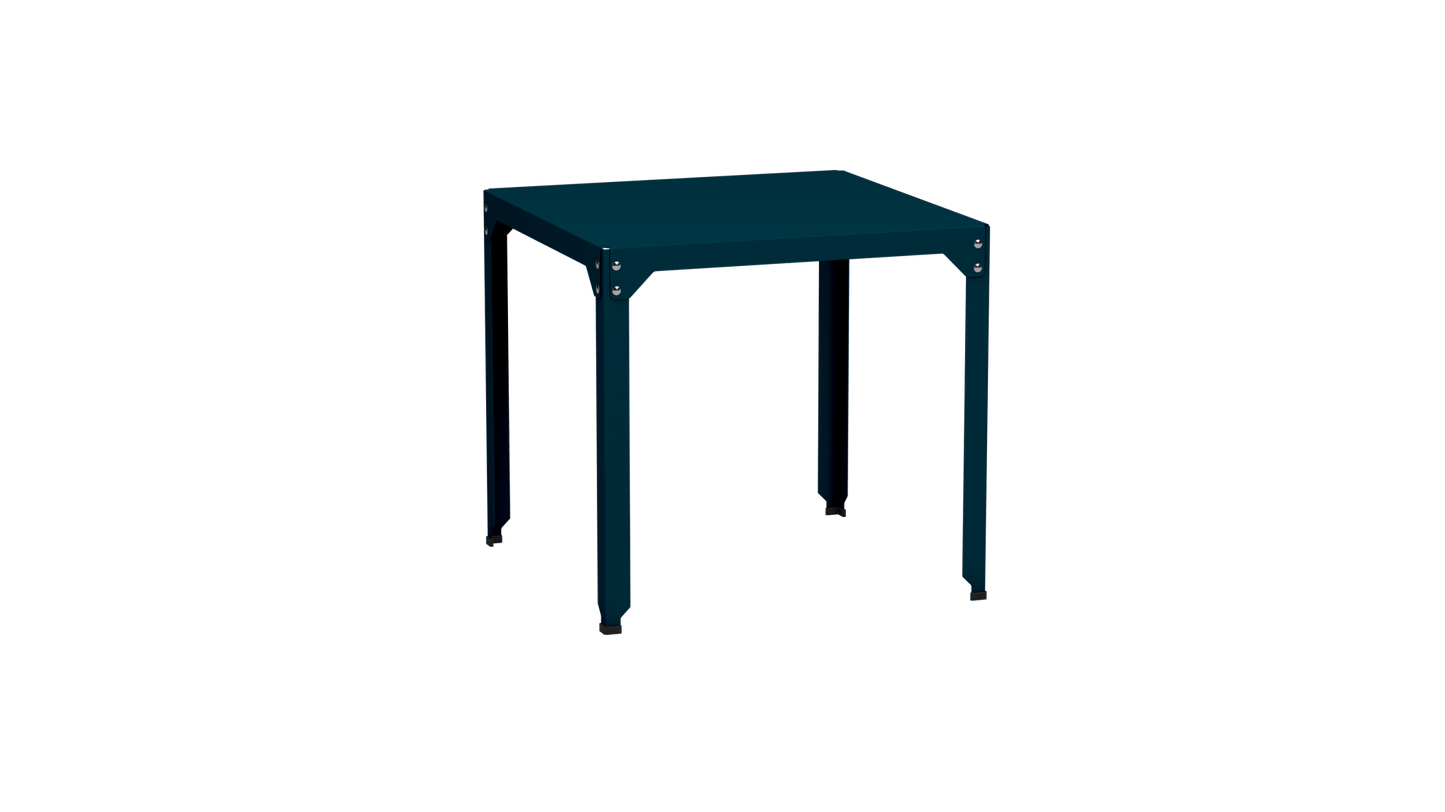 Table carrée en acier galvanisé 79cm Hegoa - MATIERE GRISE - La Maison MilanaiseTABLECARRE79HEGOACanard 115Sans roulettes