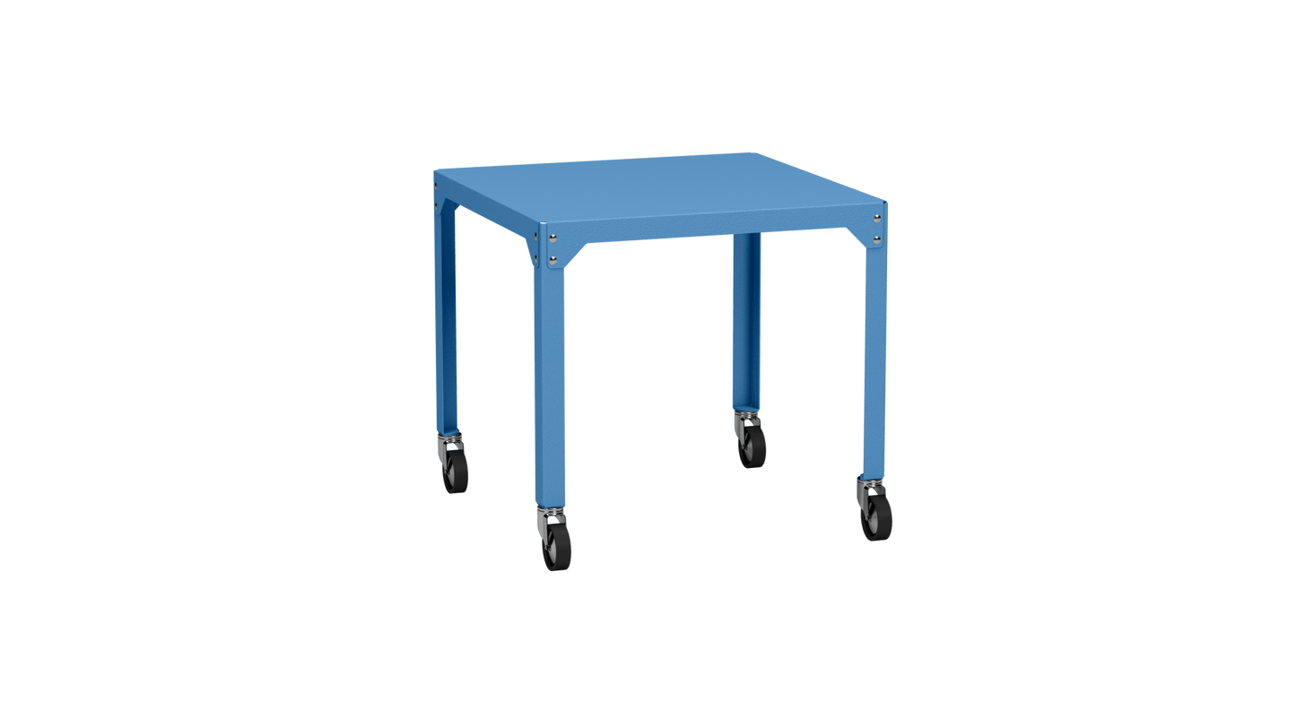 Table carrée en acier galvanisé 79cm Hegoa - MATIERE GRISE - La Maison MilanaiseTABLECARRE79HEGOAAzur 111Avec roulettes