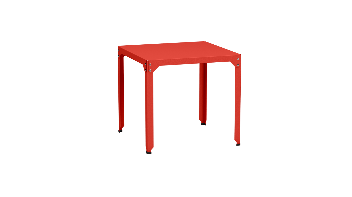 Table carrée en acier galvanisé 79cm Hegoa - MATIERE GRISE - La Maison MilanaiseTABLECARRE79HEGOAPêche 143Sans roulettes
