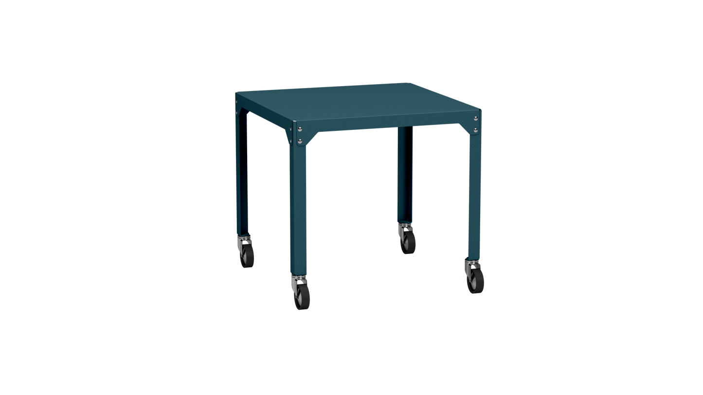 Table carrée en acier galvanisé 79cm Hegoa - MATIERE GRISE - La Maison MilanaiseTABLECARRE79HEGOAHoule 116Avec roulettes