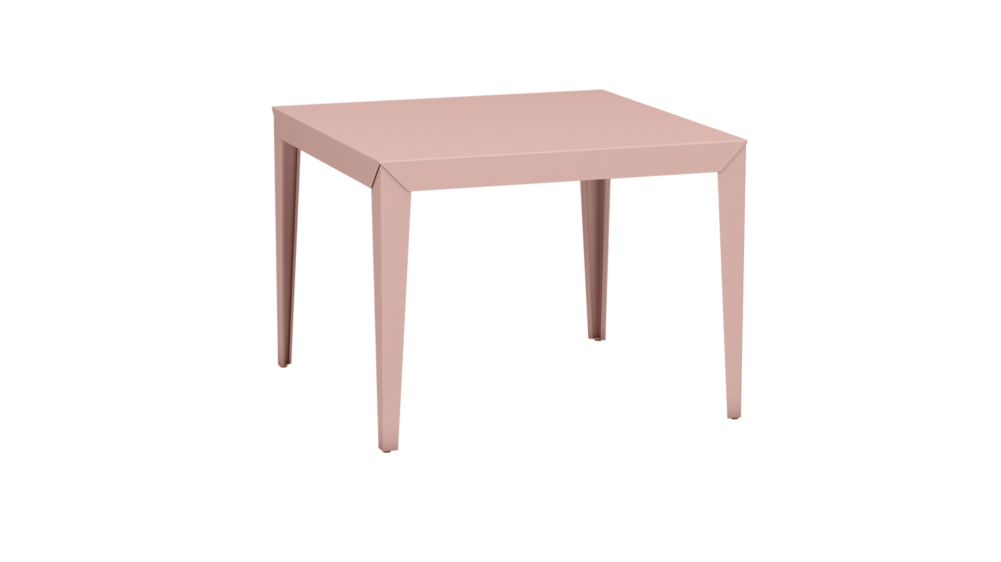 Table carrée en aluminium 100cm Zef - MATIERE GRISE - La Maison MilanaiseBaby pink 162Fuselés