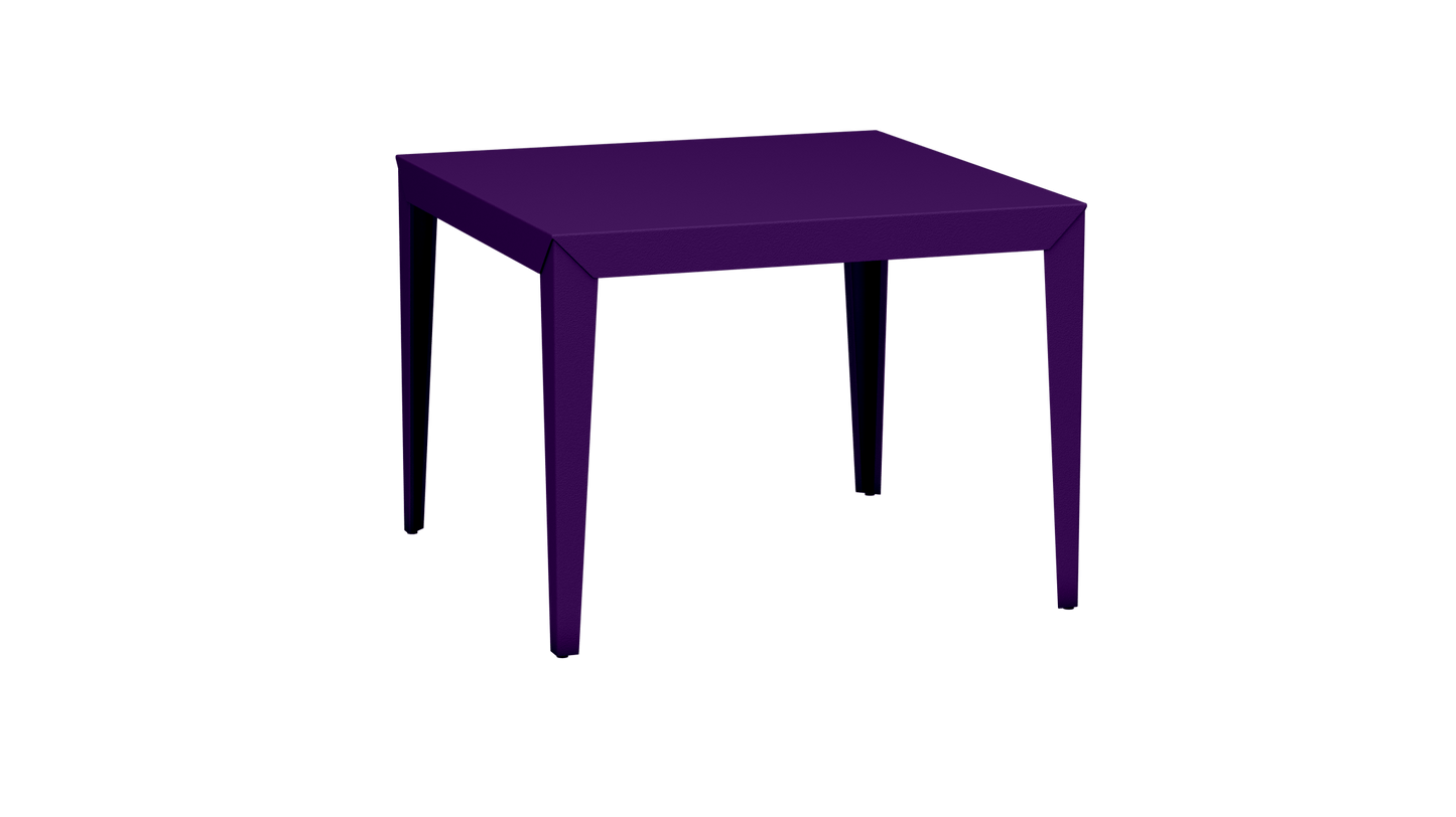 Table carrée en aluminium 100cm Zef - MATIERE GRISE - La Maison MilanaiseUltra Violet 172Fuselés